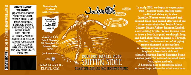 Jackie O’s Oro Negro Bourbon Barrel Stout Returns, Bourbon Barrel Skipping Stone, Double Barrel Oil Of Aphrodite,Babbling Brook, Bourbon Barrel Brick Kiln, Who Cooks For You,The Ties That Bind, Antik, White Knobs Black Diamonds, MXD FRM, Perpetum & Dynamo Hum 12 apost6 47