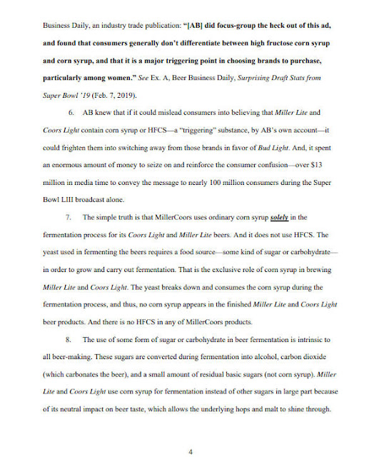 MillerCoors Suing Anheuser-Busch Over Super Bowl Corn Syrup Ads MillerCoors Suing Anheuser-Busch Over Super Bowl Corn Syrup Ads