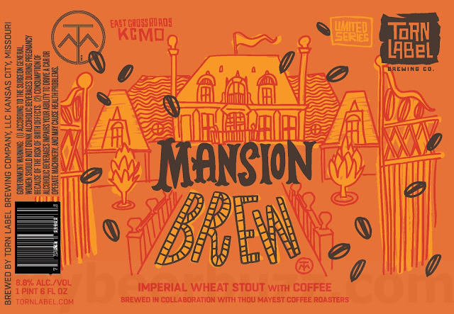 Torn Label Brewing - KC P’Rye’d Red Rye Ale, QuadJillo, Bloody Christmas, Mansion Brew, Gustucide, Cosmic Cowboy, Fog Machine, The Witch, Quadtucky, Ingmar, Gustucide, Lüp Süp & Magic Magic 9 apost6 66