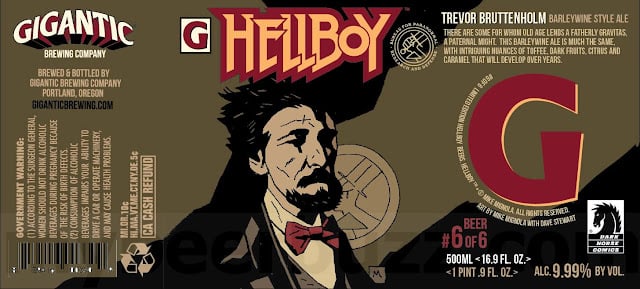666 Cases of Hellboy Beer On Tap from Gigantic Brewing & Dark Horse Comics 9 apost7 66