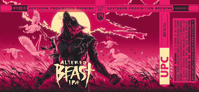 Southern Prohibition Brewing Adding Salad Days IPA, Moon Man, Sleeper Agent, Thank You, Chateau de Bones, Altered Beast IPA & Betty Cans 9 apost7 72