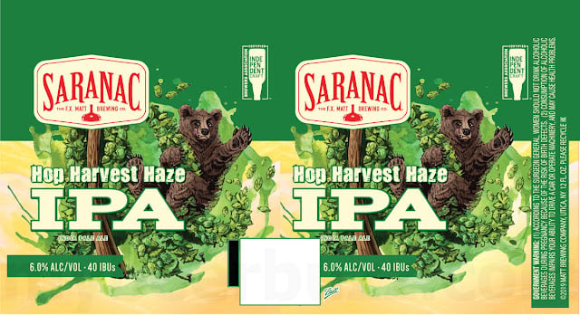 Saranac Permafrost DIPA Coming To Inner Circle Series / Clouded Dream / Kolsch / Throw Back Black Forrest / Oatmeal Stout / Big Moose / Hopskeller / Legacy IPA / 100 IPA / Summer Haze IPA / / Golden Irish Lager / Shilling Ale / S’More Porter / Irish Red / Polar Haze / Legacy IPA 2.0 / Hop Harvest Haze IPA 19 apost7 73