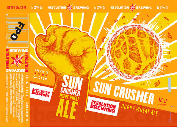 Revolution Brewing - Anti-Hero IPA & Sun Crusher 16oz Cans 10 apost7 77