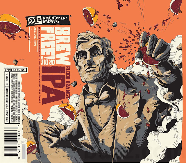 21st Amendment Hell Or High Watermelon, Brew Free Or Die & Blood Orange Brew Free Or Die 19.2oz Cans 8 apost7 81