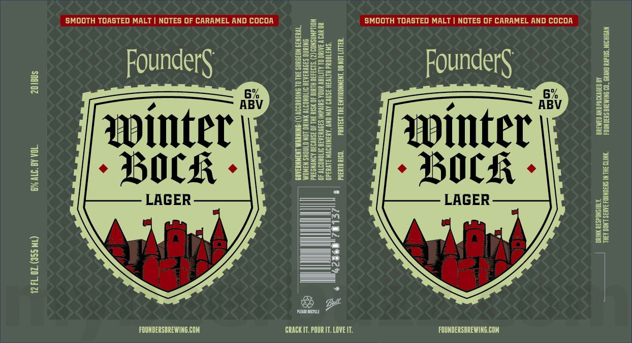 Founders Adding Oatmeal Stout, Winter Bock, Blonde Roast & Vanilla Porter Cans 14 apost8 125