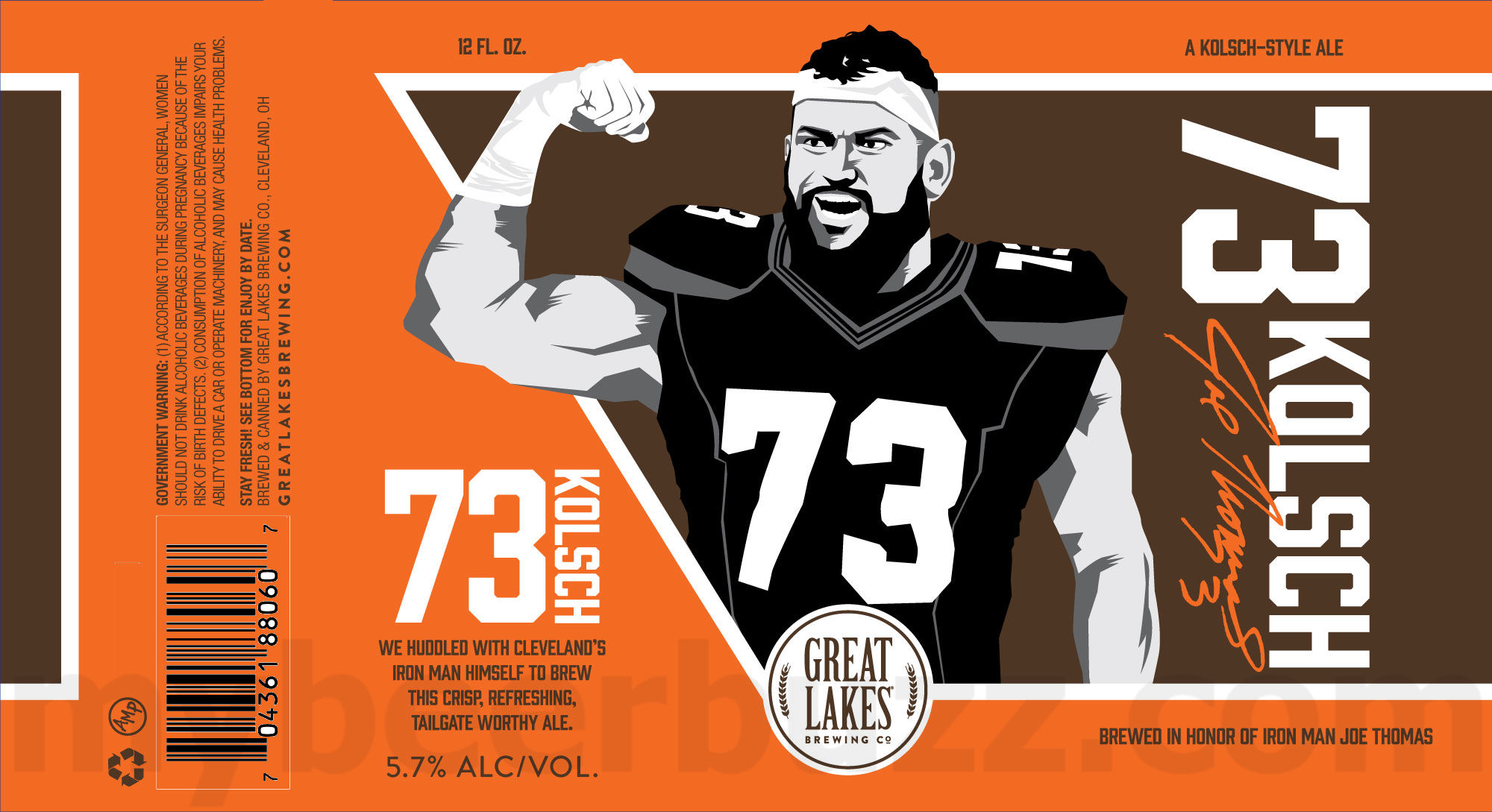 Great Lakes 73 Kolsch Cans Returning–Joe Thomas Great Lakes 73 Kolsch Cans Returning–Joe Thomas