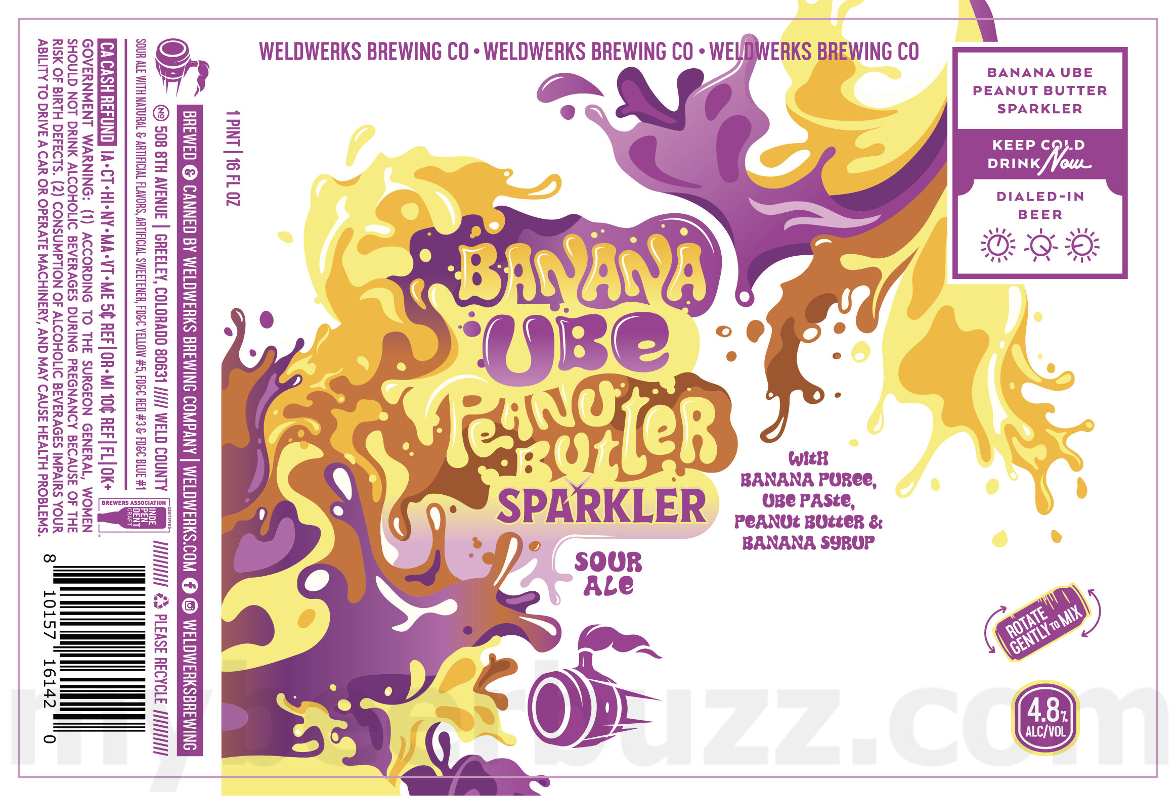 WeldWerks Adding Banana Ube Peanut Butter Sparkler, When Darkness Falls, Chocolate Cherry Cheesecake, Fudgy Grahams & Bisque WeldWerks Adding Banana Ube Peanut Butter Sparkler, When Darkness Falls, Chocolate Cherry Cheesecake, Fudgy Grahams & Bisque