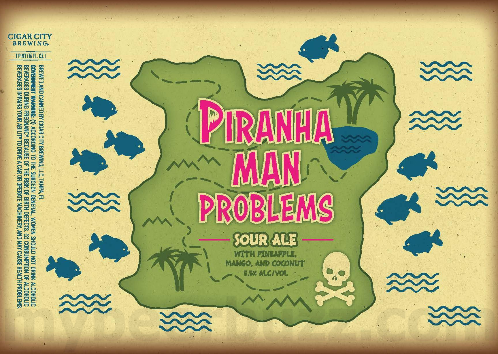 Cigar City Adding Piranha Man Problems & No Man’s Son Cigar City Adding Piranha Man Problems & No Man’s Son