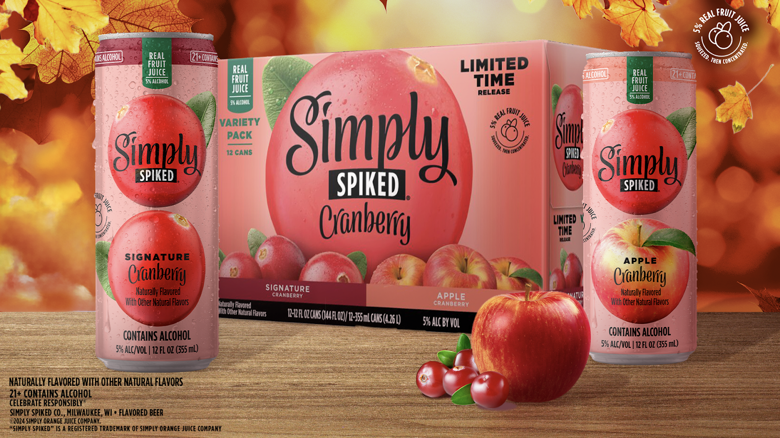 Simply Spiked NEW Limited Edition Signature Cranberry & Apple Cranberry 8 apost8 224