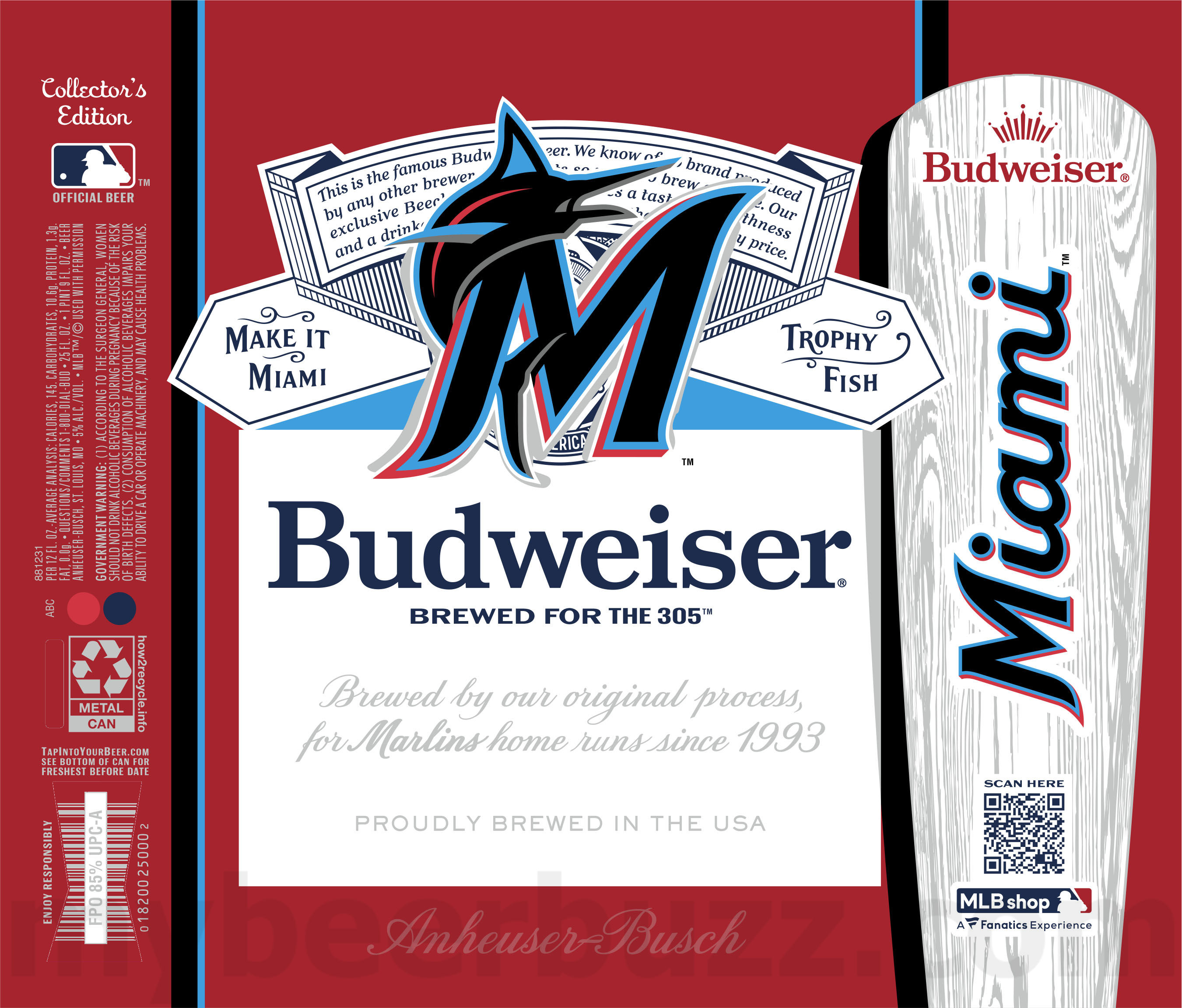 Budweiser Adding Major League Baseball MLB Collector’s Edition Cans 39 apost8 227