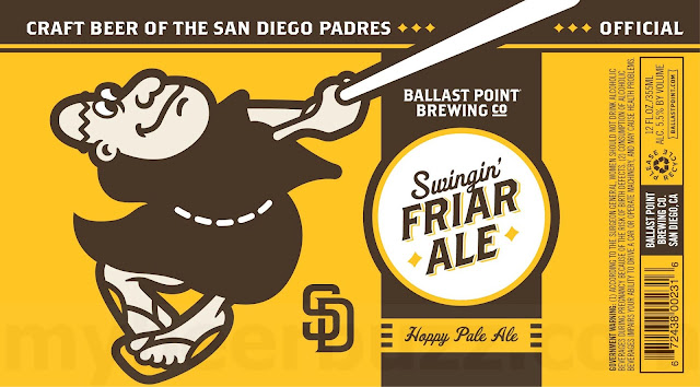 Ballast Point Adding Swingin’ Friar Ale For San Diego Padres Baseball / Padres Super Lager 9 apost8 288