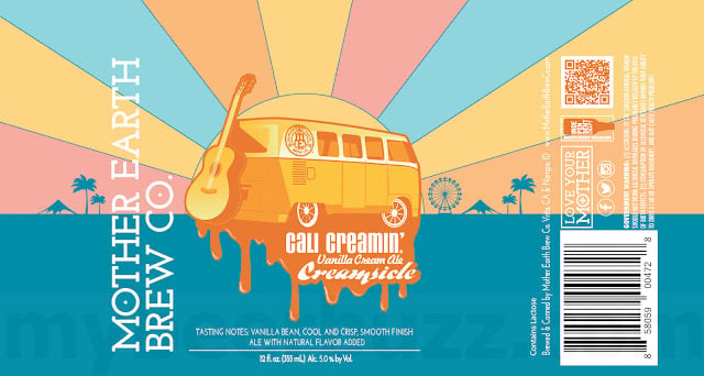 Mother Earth Brew Co Working On Timber Giant, 4Seasons, Groove Rider, Aphrodite Rising & Cali Creamin' Cans 11 apost8 360
