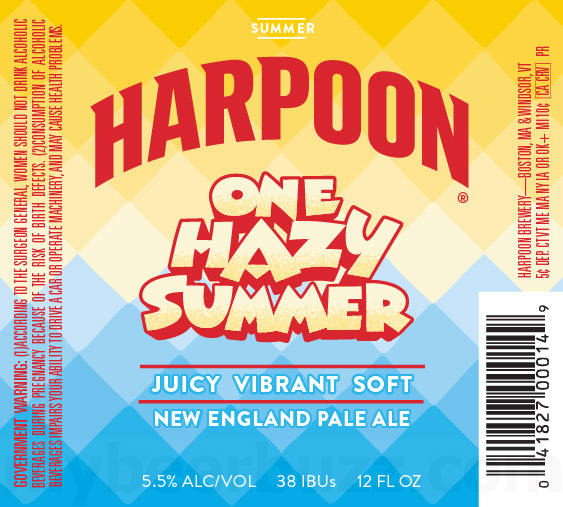 Harpoon One Hazy Summer Coming To Cans & Bottles / Sunset Saison 11 apost8 361
