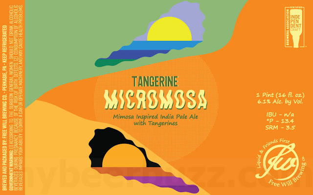 Free Will Brewing - Vanilla C.O.B, Blueberry Mash, Cream Ale, Fresh King Cake, Orchestrated, Tangerine Micromosa, Angel, Erma Xtra, Barrel-Aged Some Kinda Potion, Holo-Graphic Universe & Blood Orange Micromosa 18 apost9 101
