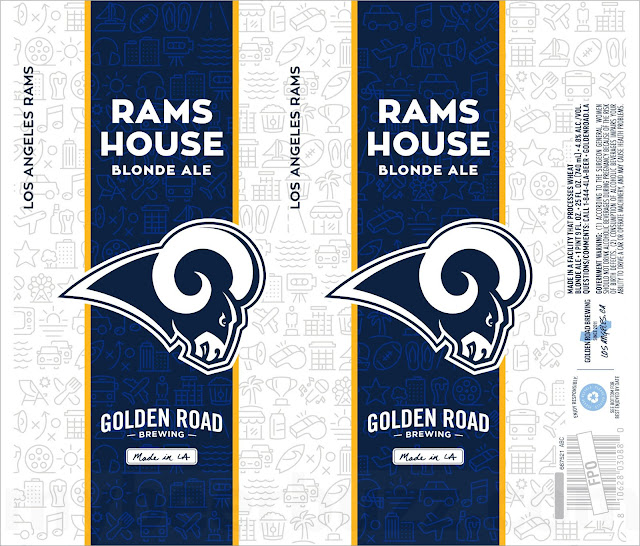 Golden Road Adding LA Dodgers Blonde Ale, Spicy Pina Michelada, Whose House?!, Chargers #BOLTUP & Rams House 25oz Cans 10 apost9 28