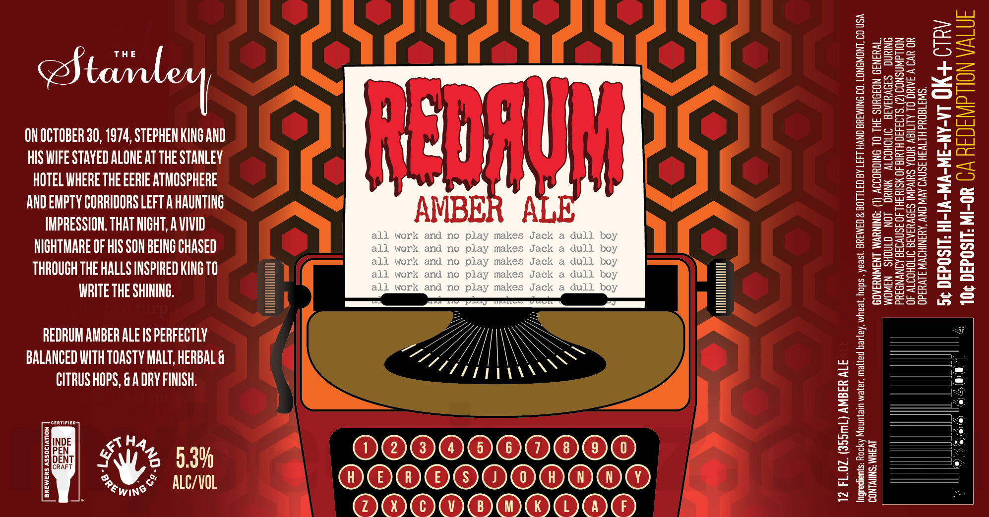Left Hand Adding Redrum & The Shining To The Stanley Series Left Hand Adding Redrum & The Shining To The Stanley Series