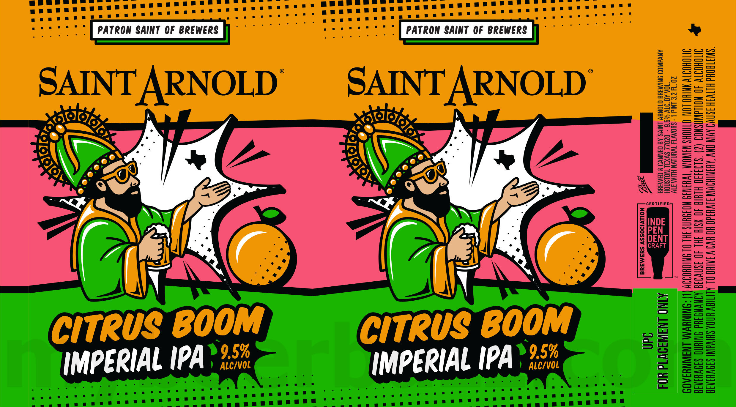 Saint Arnold Adding Citrus Boom Imperial IPA Saint Arnold Adding Citrus Boom Imperial IPA