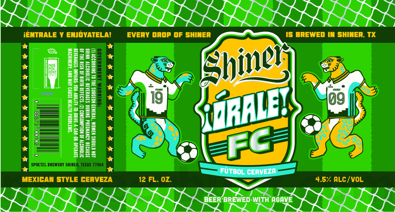 Shiner Adding ¡Órale! FC Futbol Cerveza Shiner Adding ¡Órale! FC Futbol Cerveza
