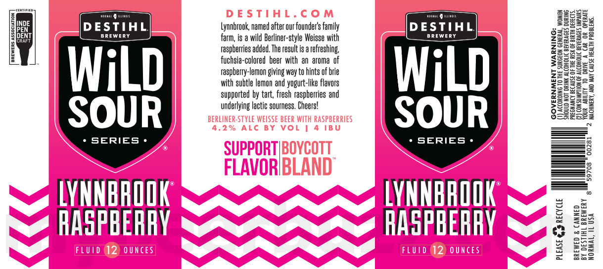 DESTIHL Working On Wrexham Lager Export / Tenebrous / Redbird Ale / Battle Bird / Wild Sour Lynnbrook Raspberry / Wild Sour Blackberry Gose 13 apostMBB 1093