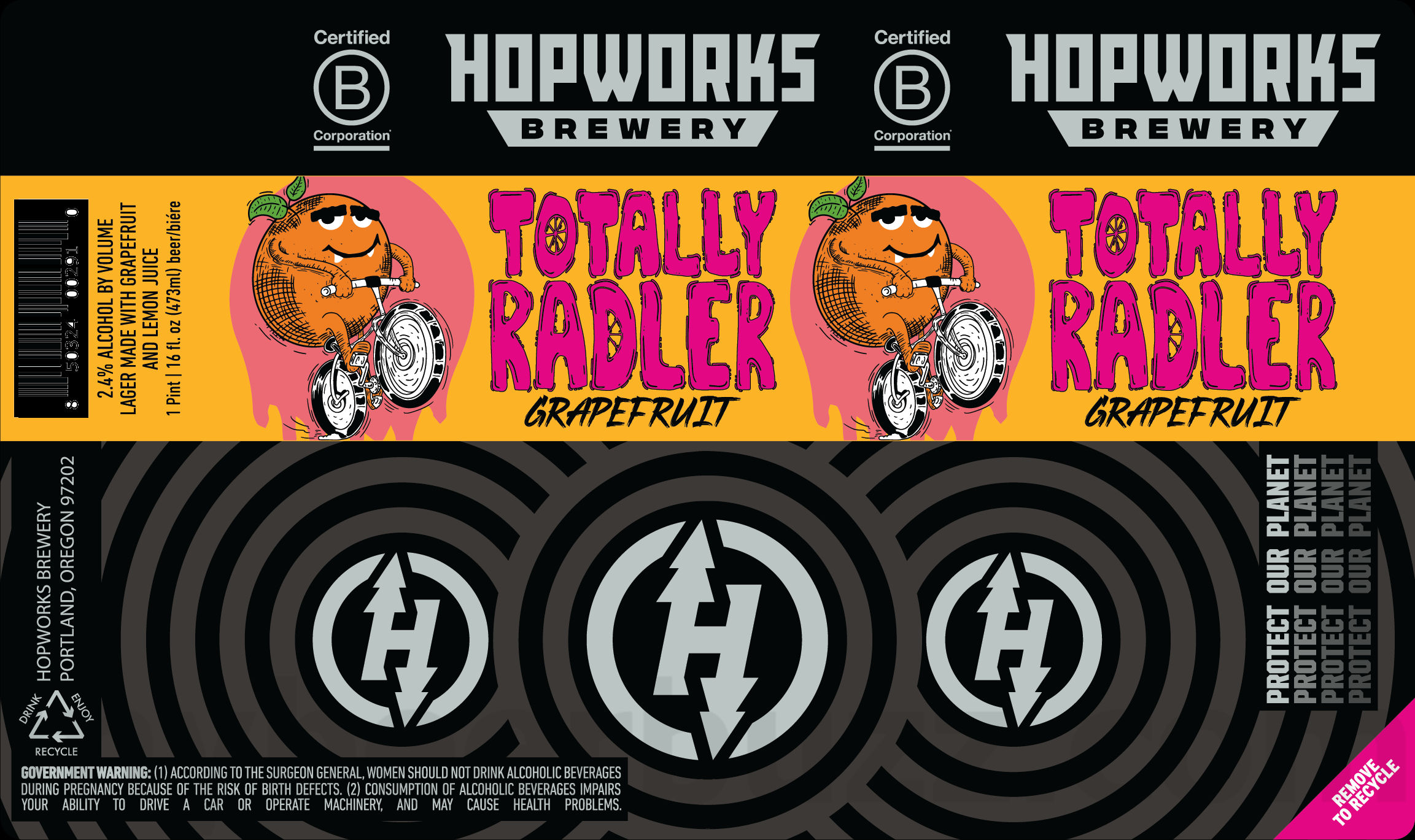 Mybeerbuzz .com Highlights Hopworks Ferocious Citrus IPA, Totally Radler, Blackberry Haze IPA & Rindless Watermelon Gose (Review) 12 Hopworks Adding Totally Radler Grapefruit