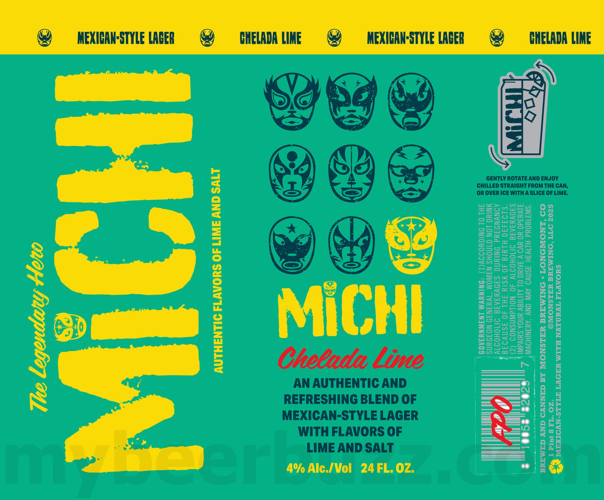 Monster Brewing Adding Michi Michelada & Michi Chelada Lime 10 apostMBB 1150