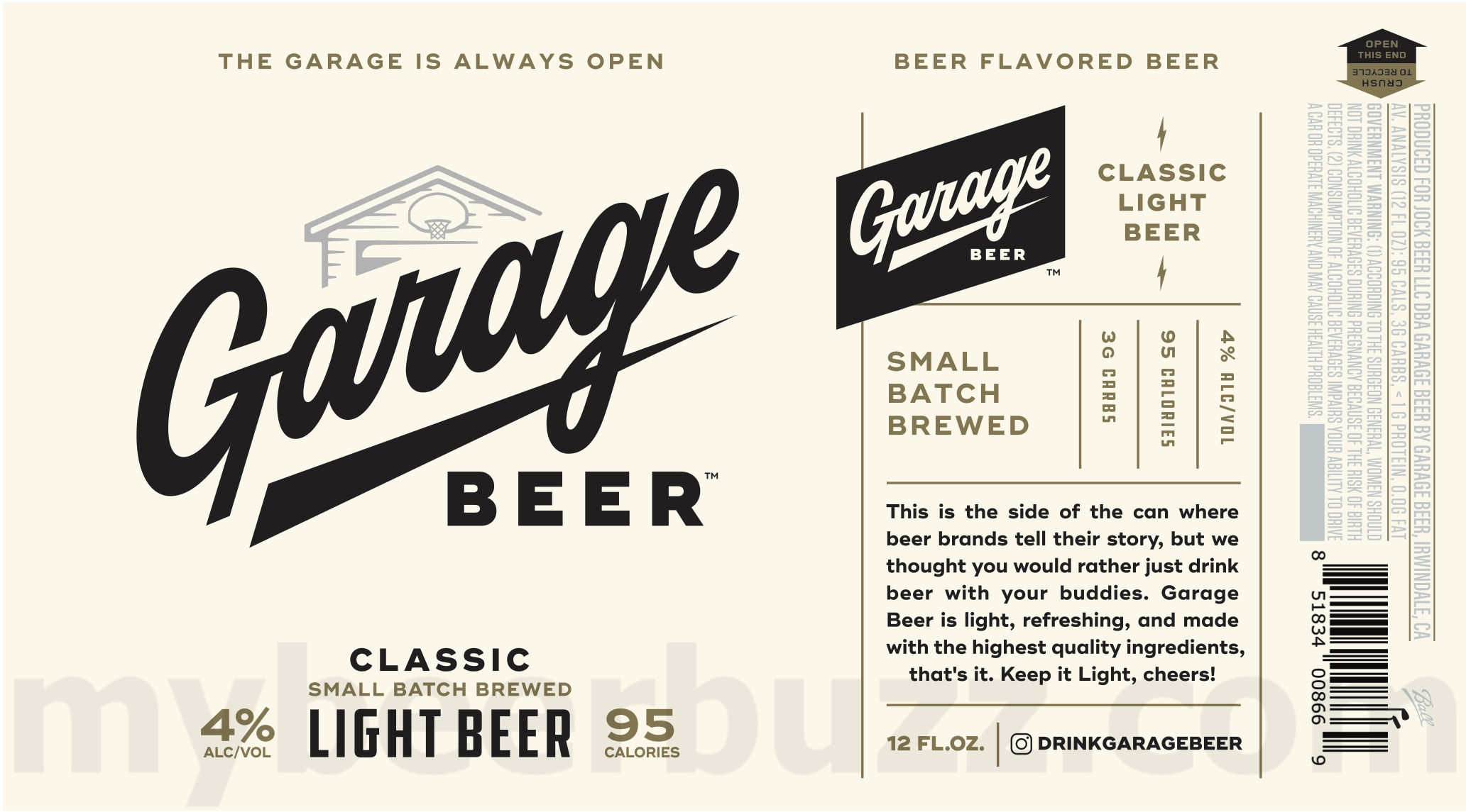 Garage Beer Adding Lime Beer & Light Beer 14 apostMBB 1176