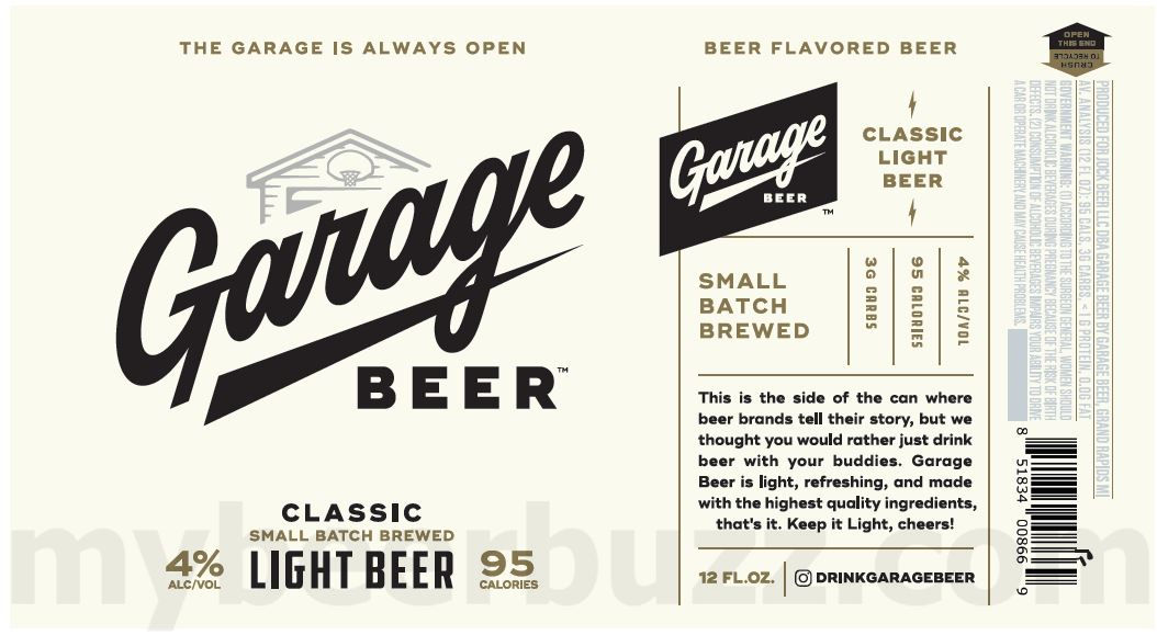 Garage Beer Adding Lime Beer & Light Beer 15 apostMBB 1177