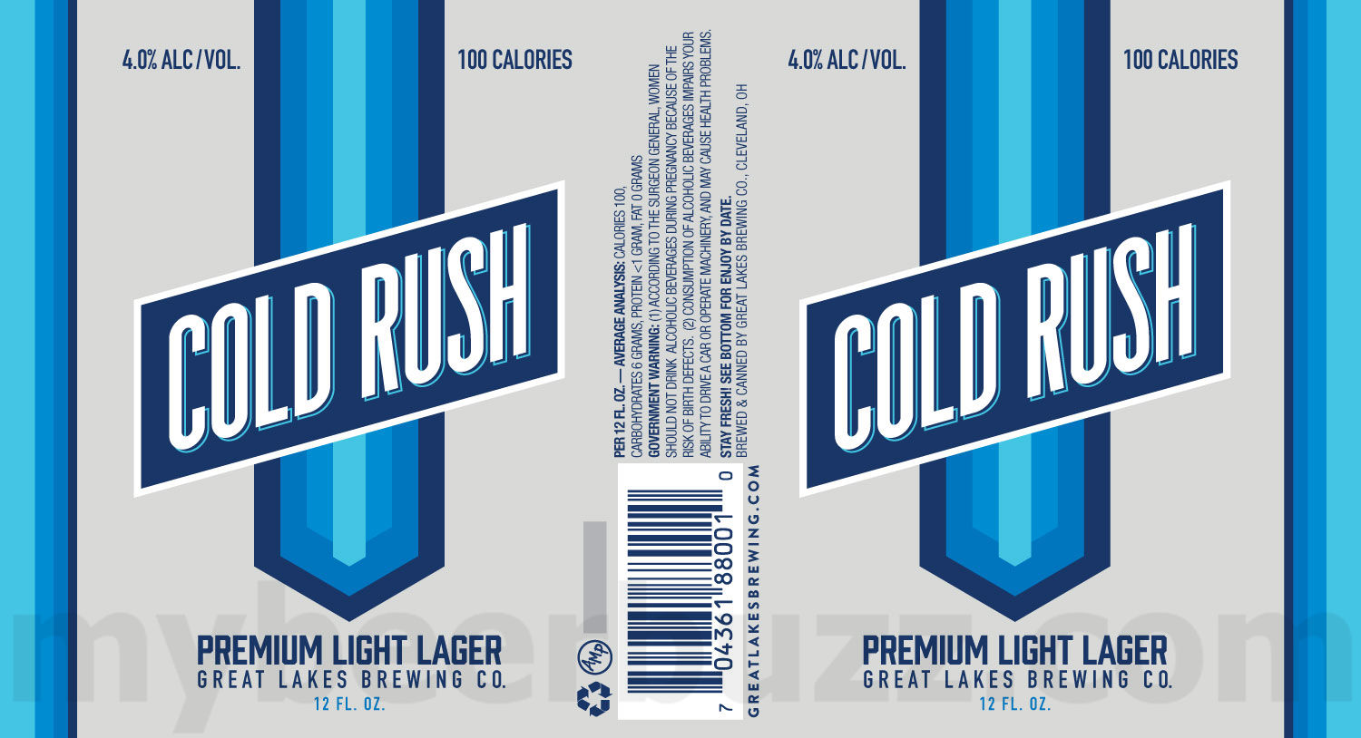 Great Lakes Brewing Co. Introduces Cold Rush Premium Light Lager 8 Great Lakes Adding Cold Rush Cans
