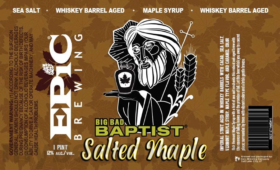 Epic Brewing Adding Big Bad Baptist Salted Maple & Big Bad Baptist Cherry Bliss 8 apostMBB 1204