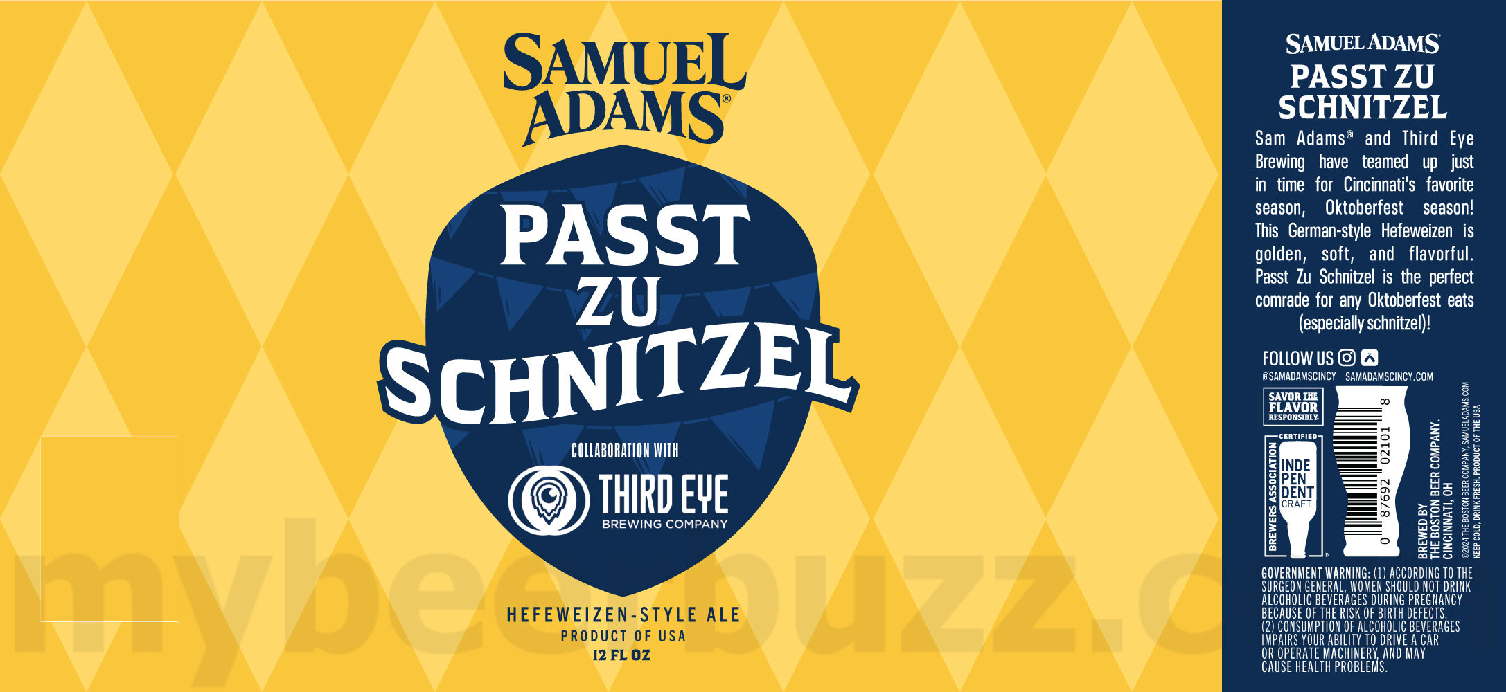Samuel Adams & Third Eye Brewing Collaborate On Passt Zu Schnitzel Samuel Adams & Third Eye Brewing Collaborate On Passt Zu Schnitzel