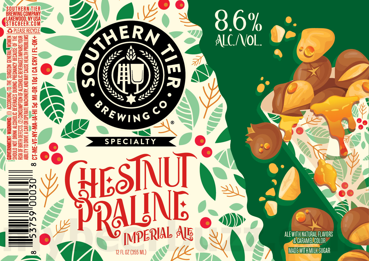 Southern Tier Working On Chestnut Praline Imperial Ale Southern Tier Working On Chestnut Praline Imperial Ale