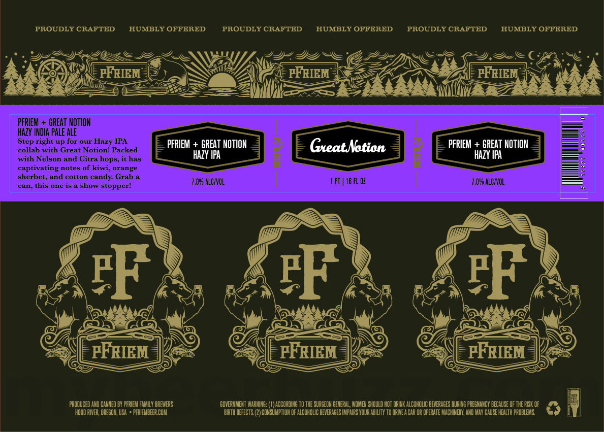 pFriem Family Brewers & Great Notion Collaborate On Hazy IPA pFriem Family Brewers & Great Notion Collaborate On Hazy IPA