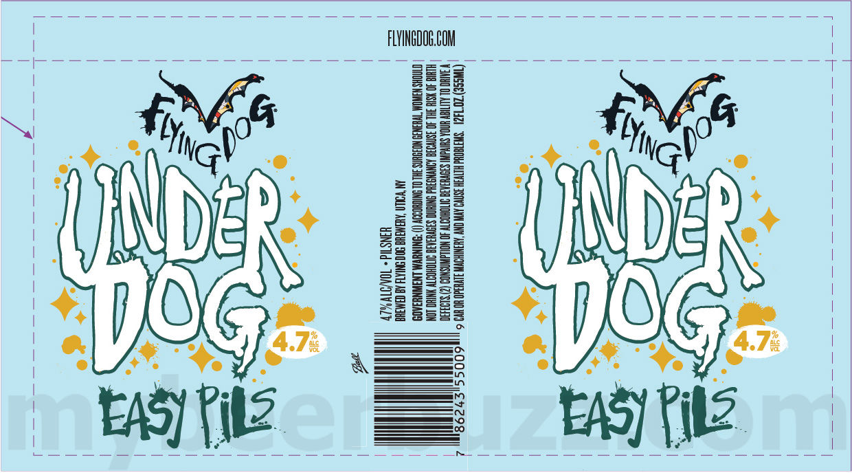 Flying Dog Updating UnderDog Easy IPA & UnderDog Easy Pils Flying Dog Updating UnderDog Easy IPA & UnderDog Easy Pils