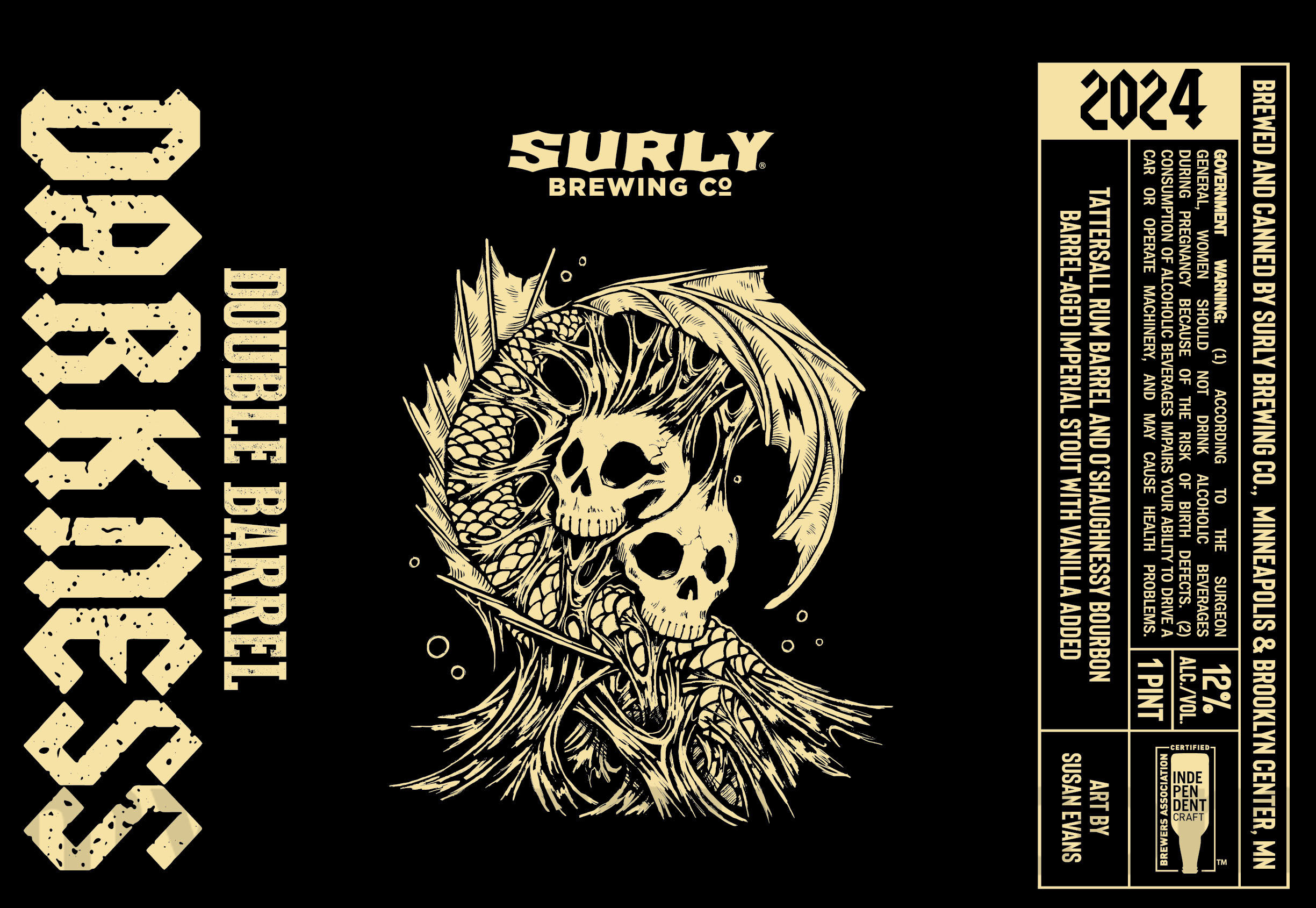 Surly Working On Chocolate Lemon Darkness & Double Barrel Darkness 8 apostMBB 1251