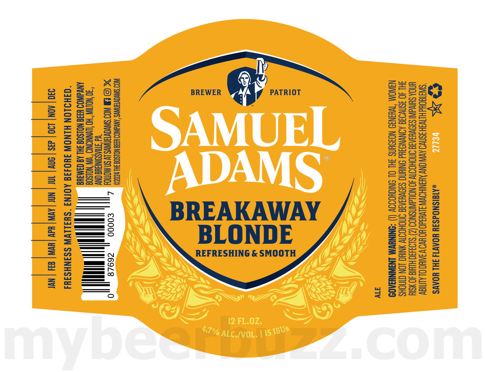 Samuel Adams Adding Breakaway Blonde & Postseason IPA 8 apostMBB 1252