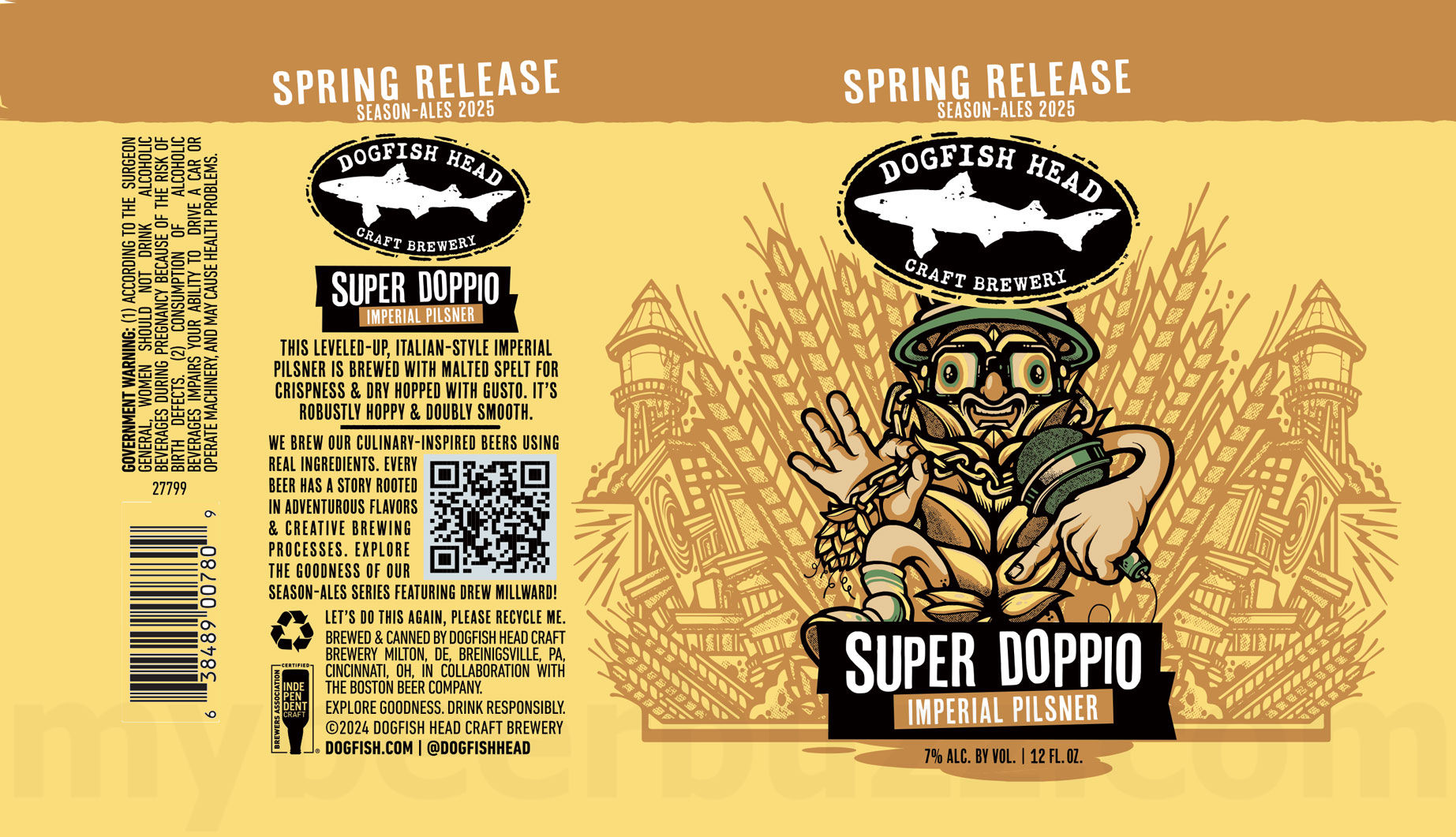 Dogfish Head Super Doppio Imperial Pilsner Coming In Spring 2025 Dogfish Head Super Doppio Imperial Pilsner Coming In Spring 2025