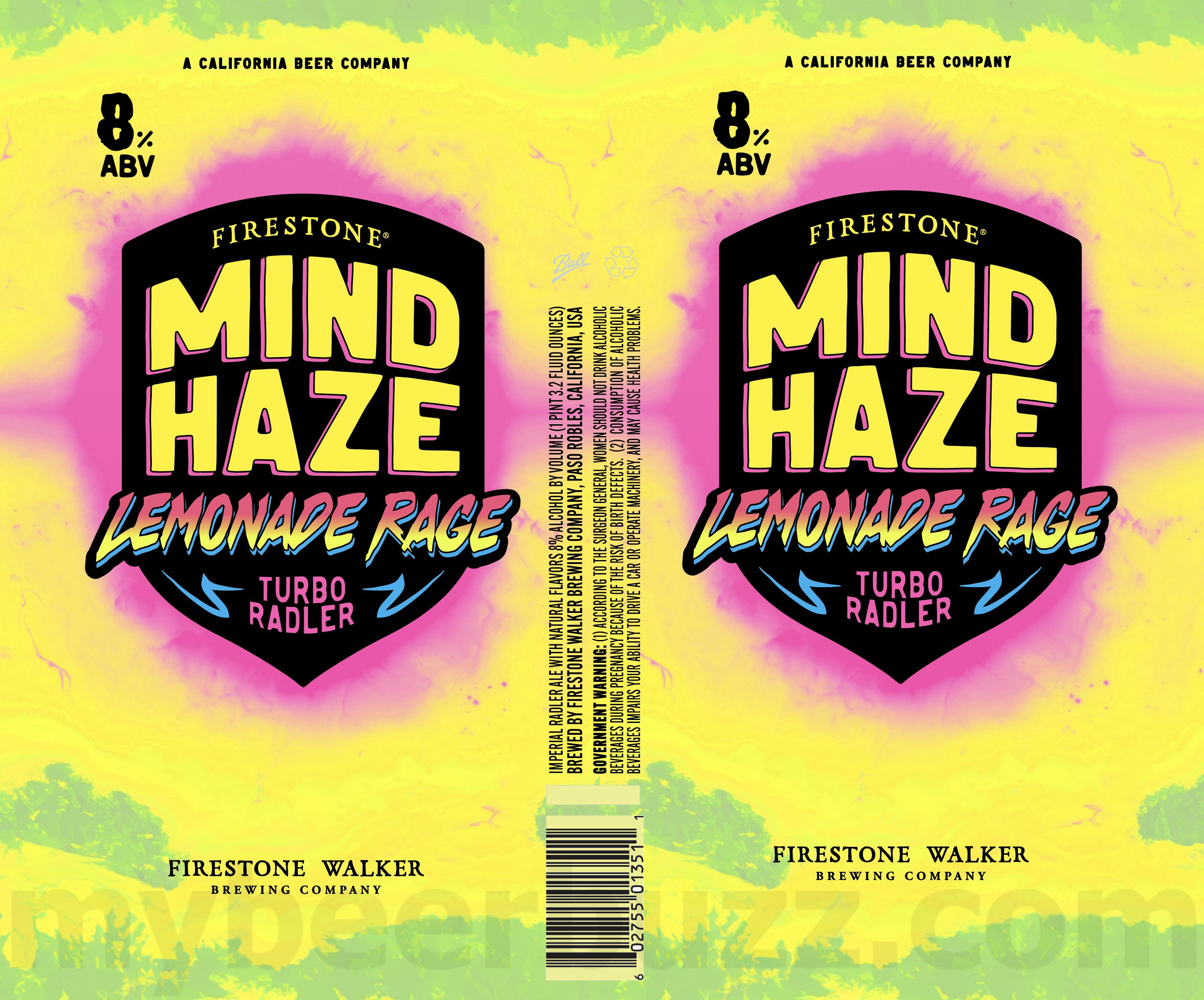 Firestone Walker Adding Mind Haze Lemonade Rage Turbo Radler Firestone Walker Adding Mind Haze Lemonade Rage Turbo Radler
