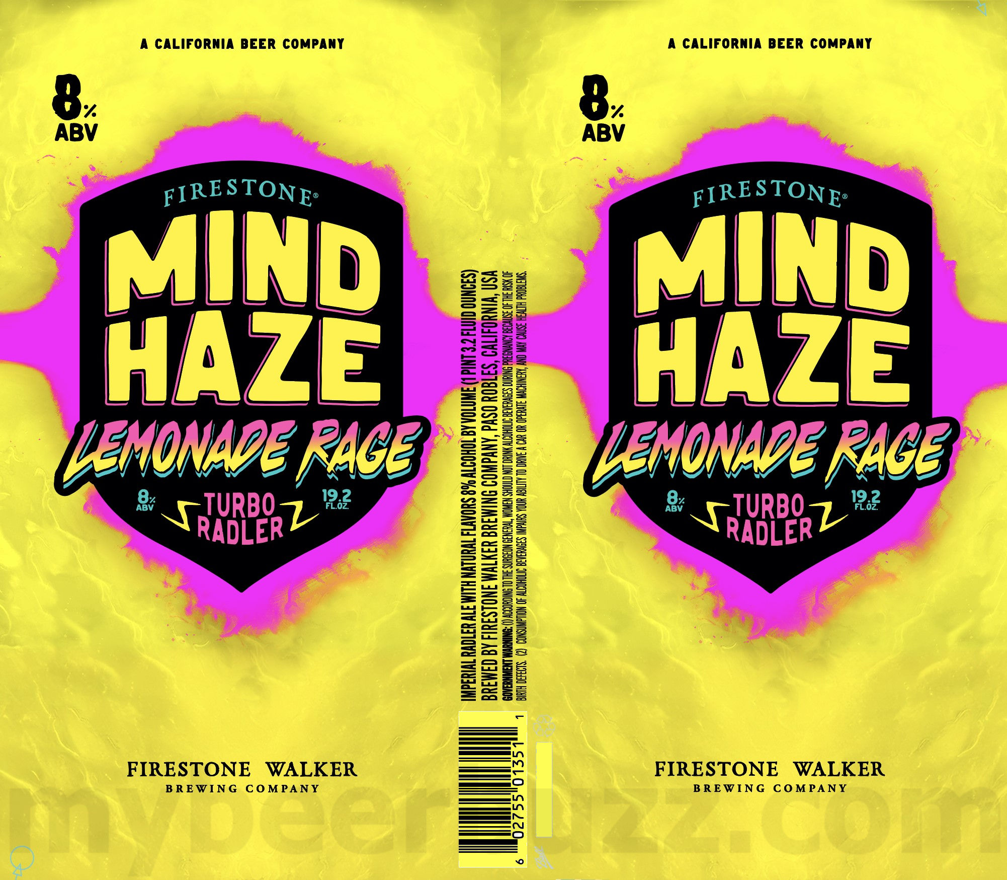 Firestone Walker Adding Mind Haze Lemonade Rage Turbo Radler 11 apostMBB 1287