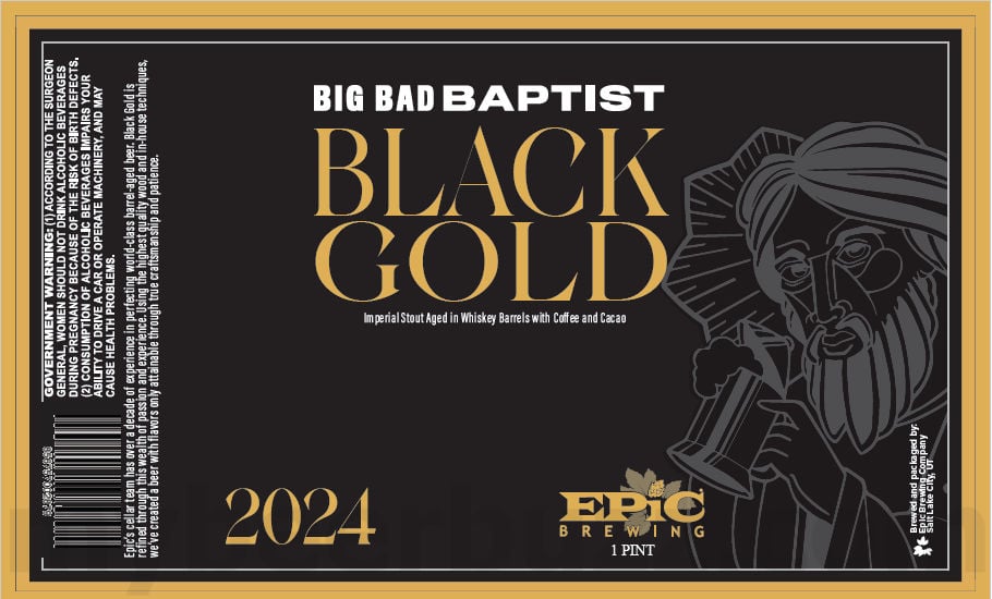 Epic Adding 2024 Big Bad Baptist Black Gold Epic Adding 2024 Big Bad Baptist Black Gold