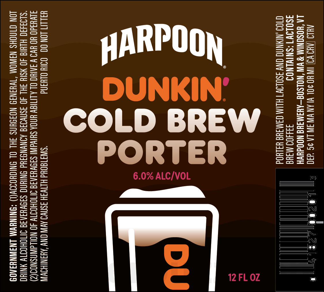 Harpoon Adding Dunkin’ Cold Brew Porter Harpoon Adding Dunkin’ Cold Brew Porter