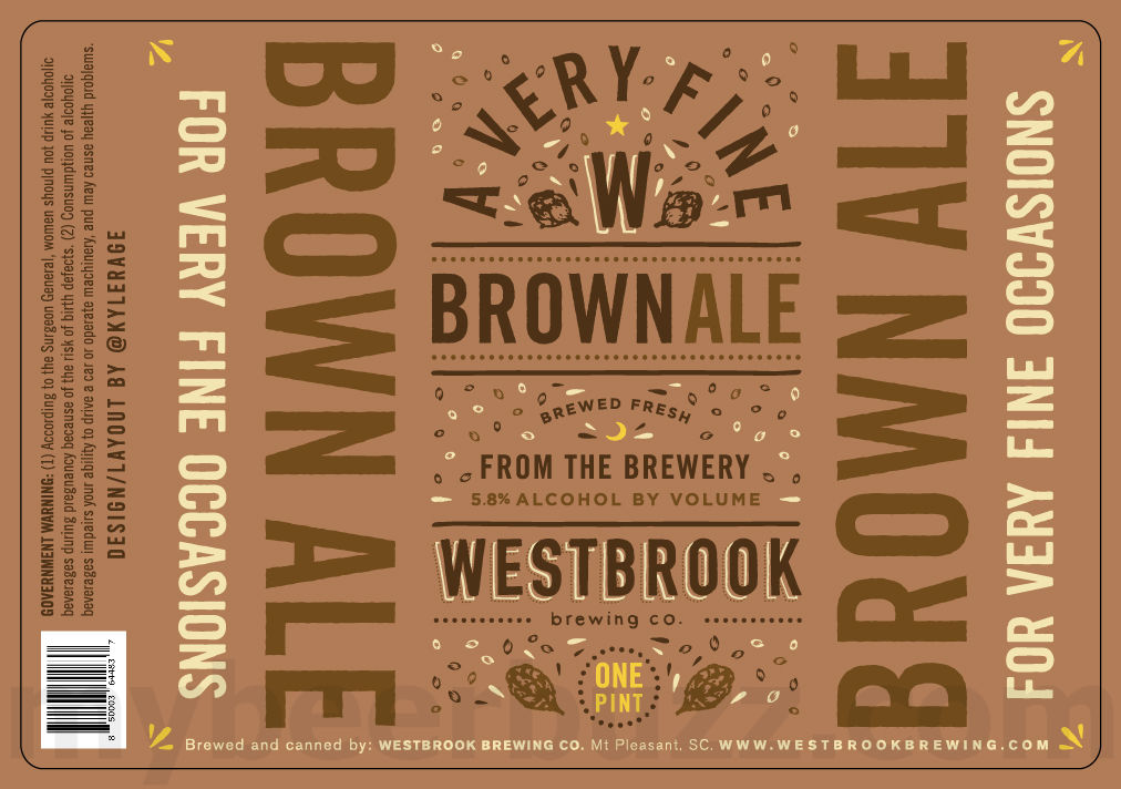 Westbrook Adding IPA, A Very Fine Brown Ale, Orange Hibiscus Gose, Mexican Mule Gose, Winter Blend 2025 & Waves Hazy IPA Cans 16 apostMBB 1387