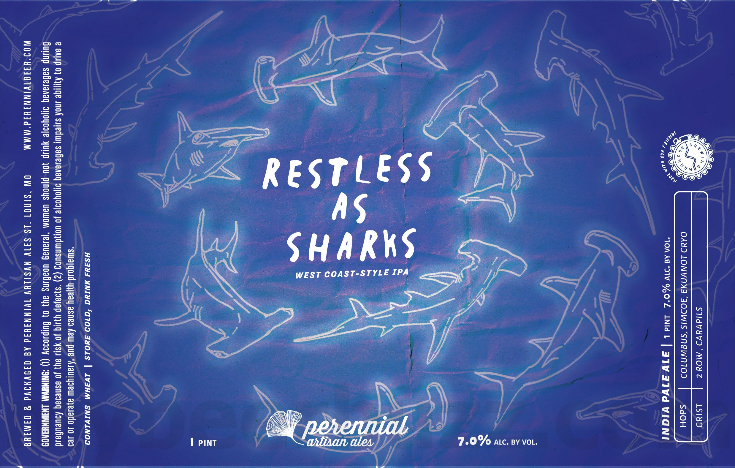 Perennial Artisan Ales Adding Pegasus Bay, Murphy, Fading Parade, Otto, Which/Will, Restless As Sharks & Lost Toth 13 apostMBB 1398