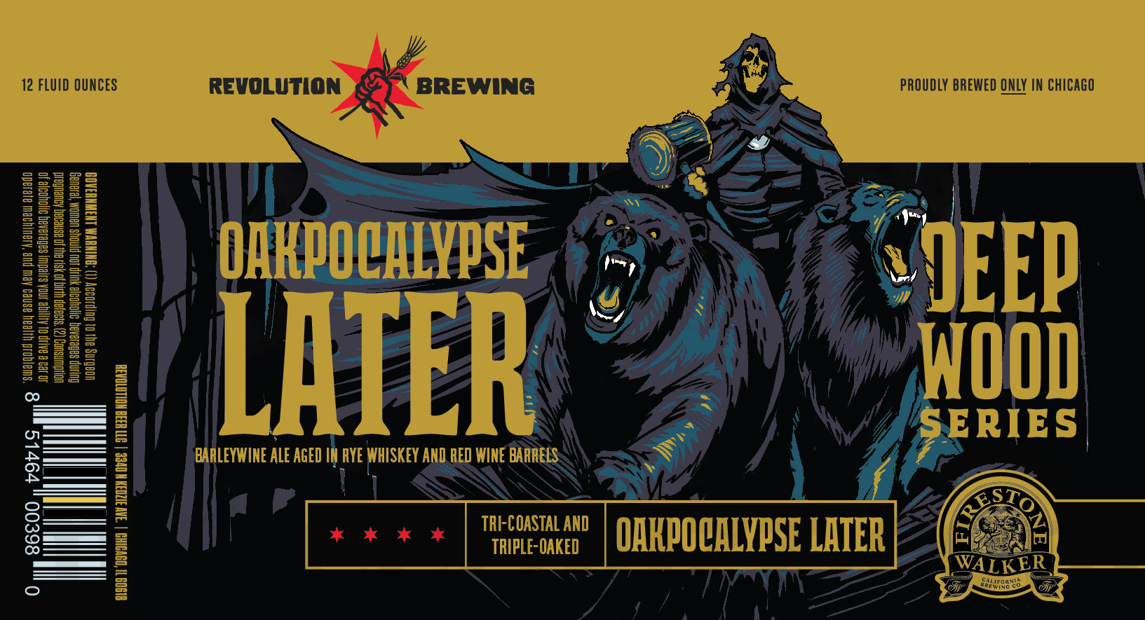 Revolution Brewing & Firestone Walker Collaborate On Oakpocalypse Later Revolution Brewing & Firestone Walker Collaborate On Oakpocalypse Later