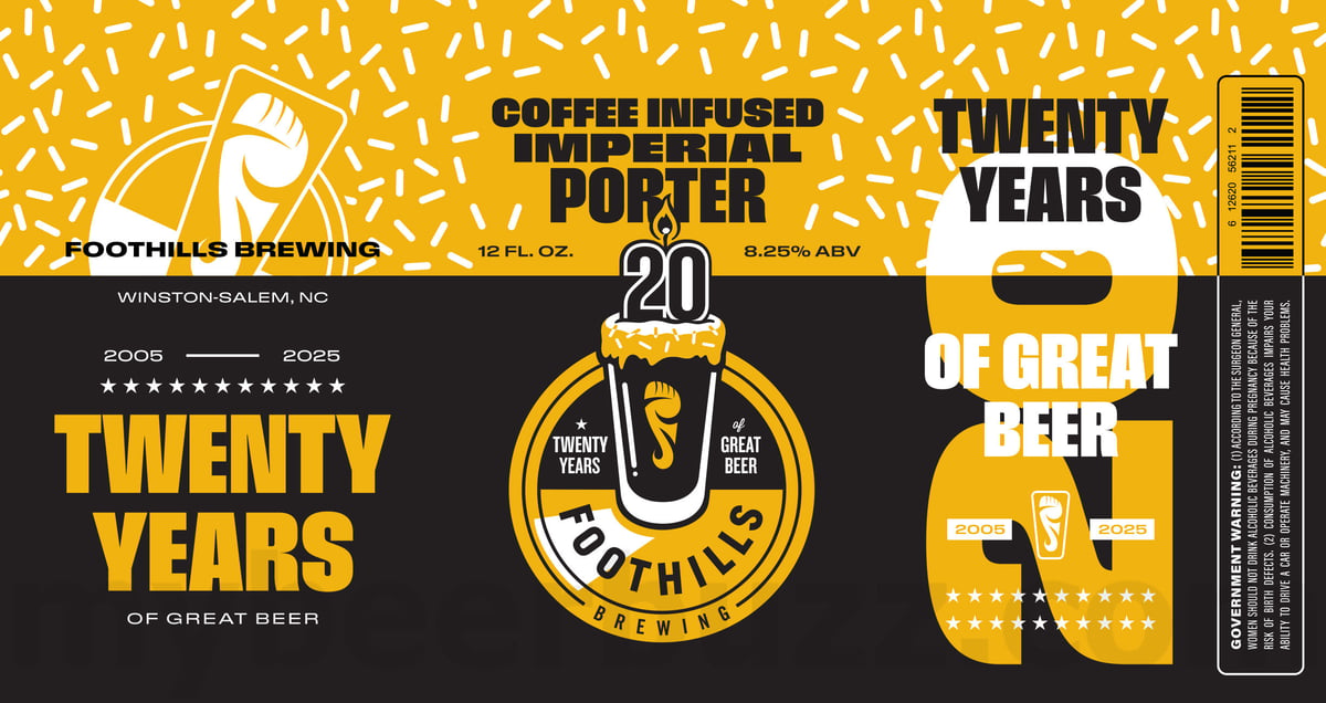 Foothills Adding Dead And Berried, Chef KevD Chefweizen & Twenty Years 10 apostMBB 1442