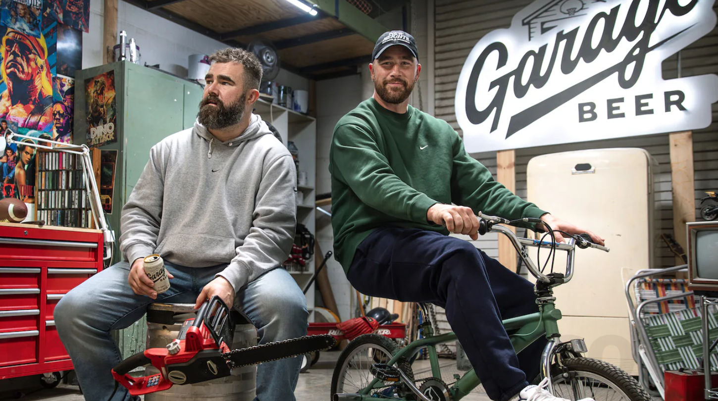 Jason & Travis Kelce Join Forces for The First Time as Owners and Operators of Garage Beer 8 apostMBB 1443