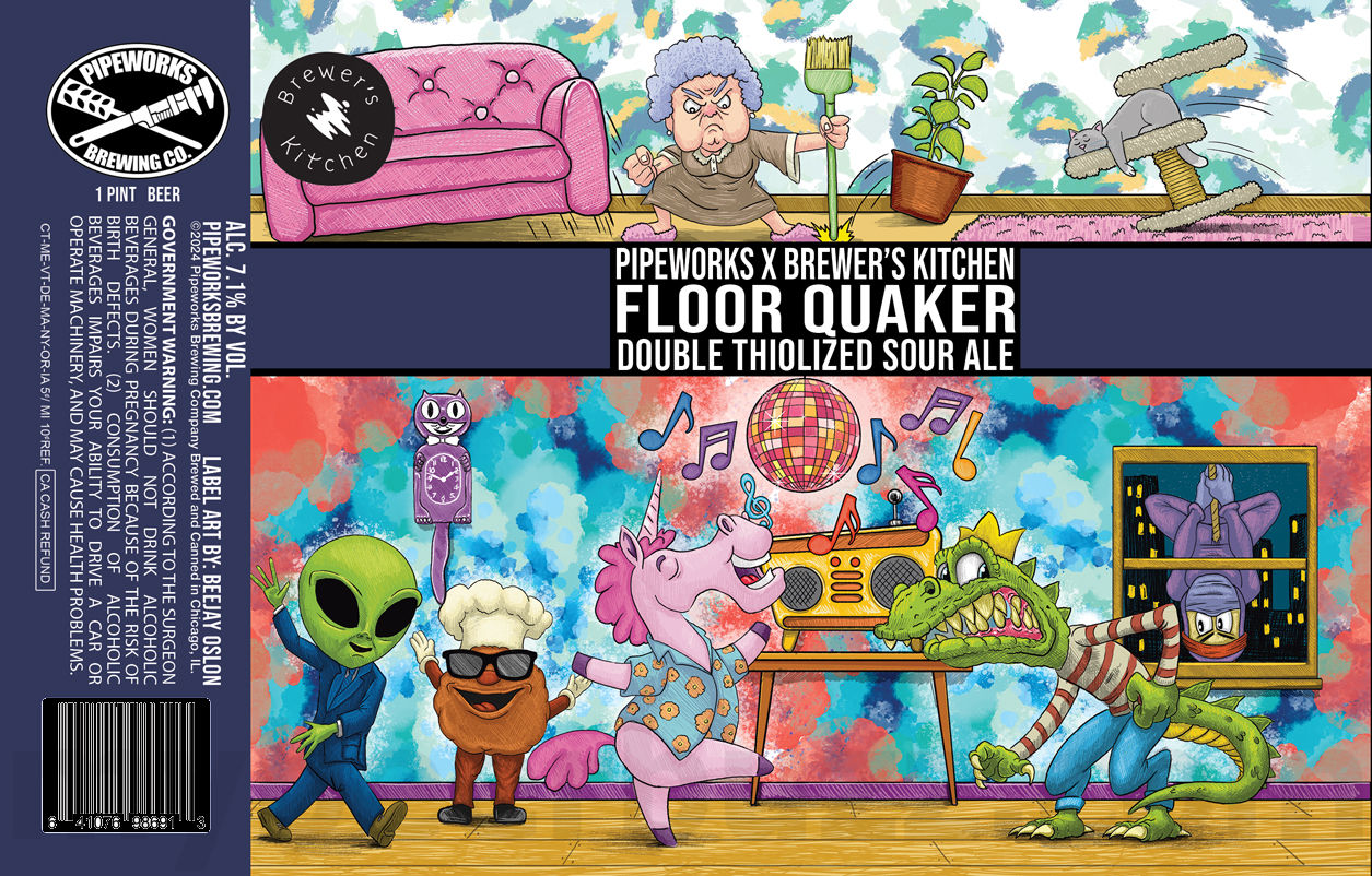 Pipeworks Adding Sea Cumbo Gose, Floor Quaker & Spyhopping 8 apostMBB 1458