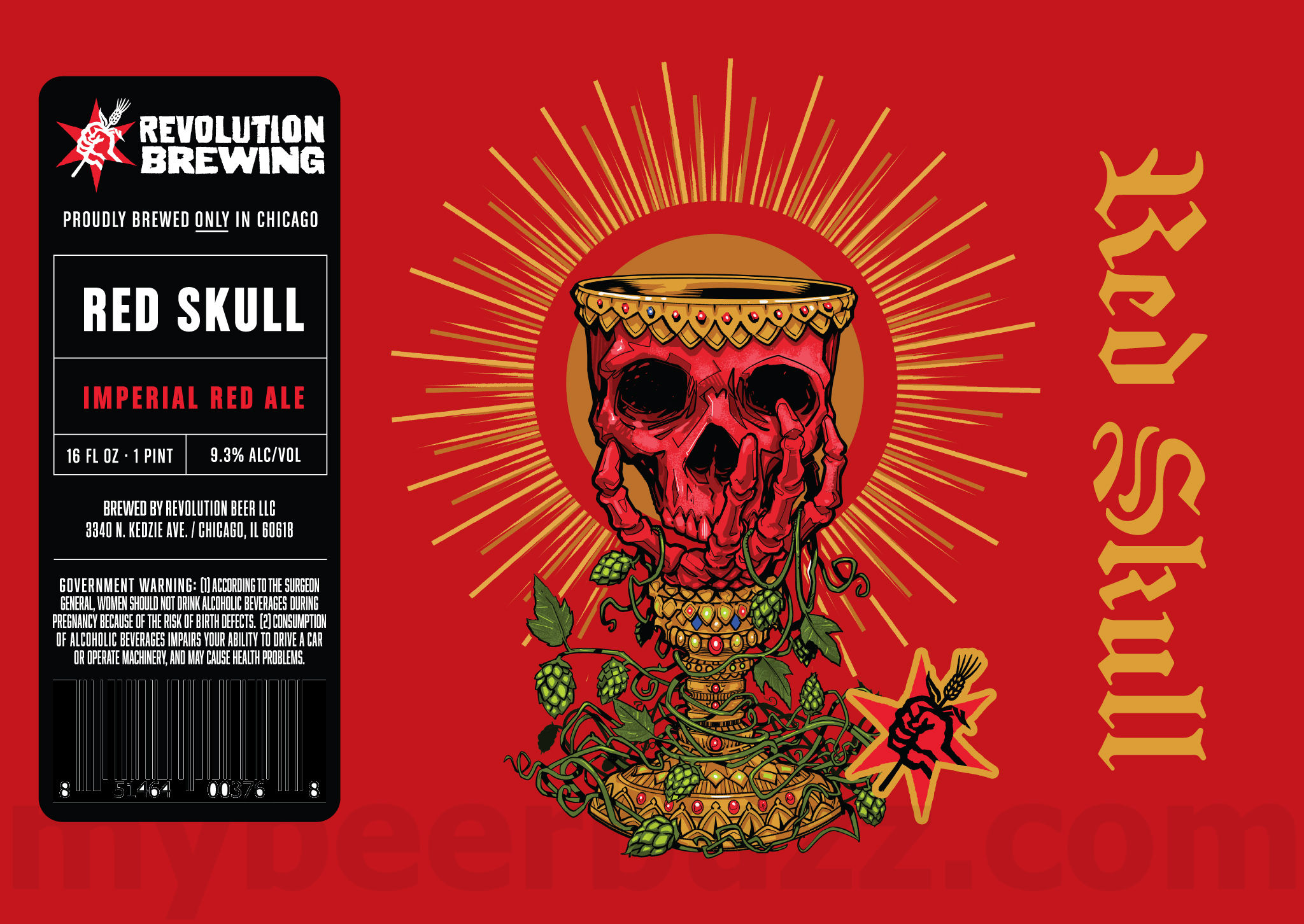 Revolution Brewing Working On Lumberstruck, Double Barrel V.S.O.R. / Red Skull 8 apostMBB 1474