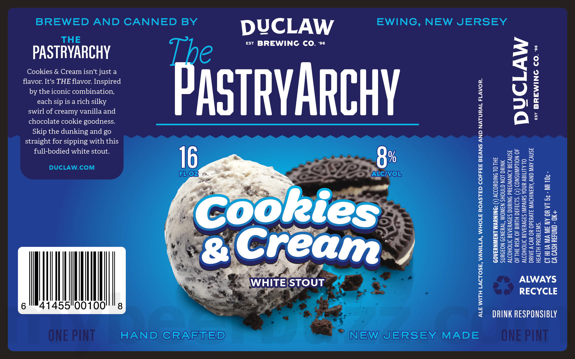DuClaw Working On The PastryArchy Super Freak Brown Ale & The PastryArchy Cookies & Cream 8 apostMBB 1487