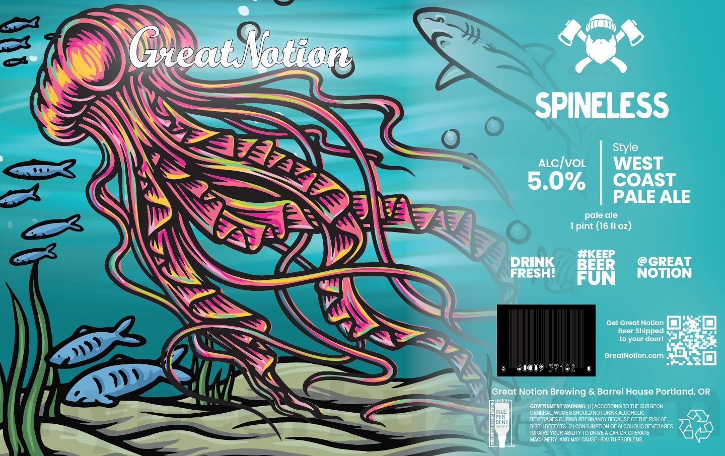 Great Notion Adding Pog Frog, Easy Lift, Mango Coconut Mochi, Spineless & Puddletown Punch 9 apostMBB 1494