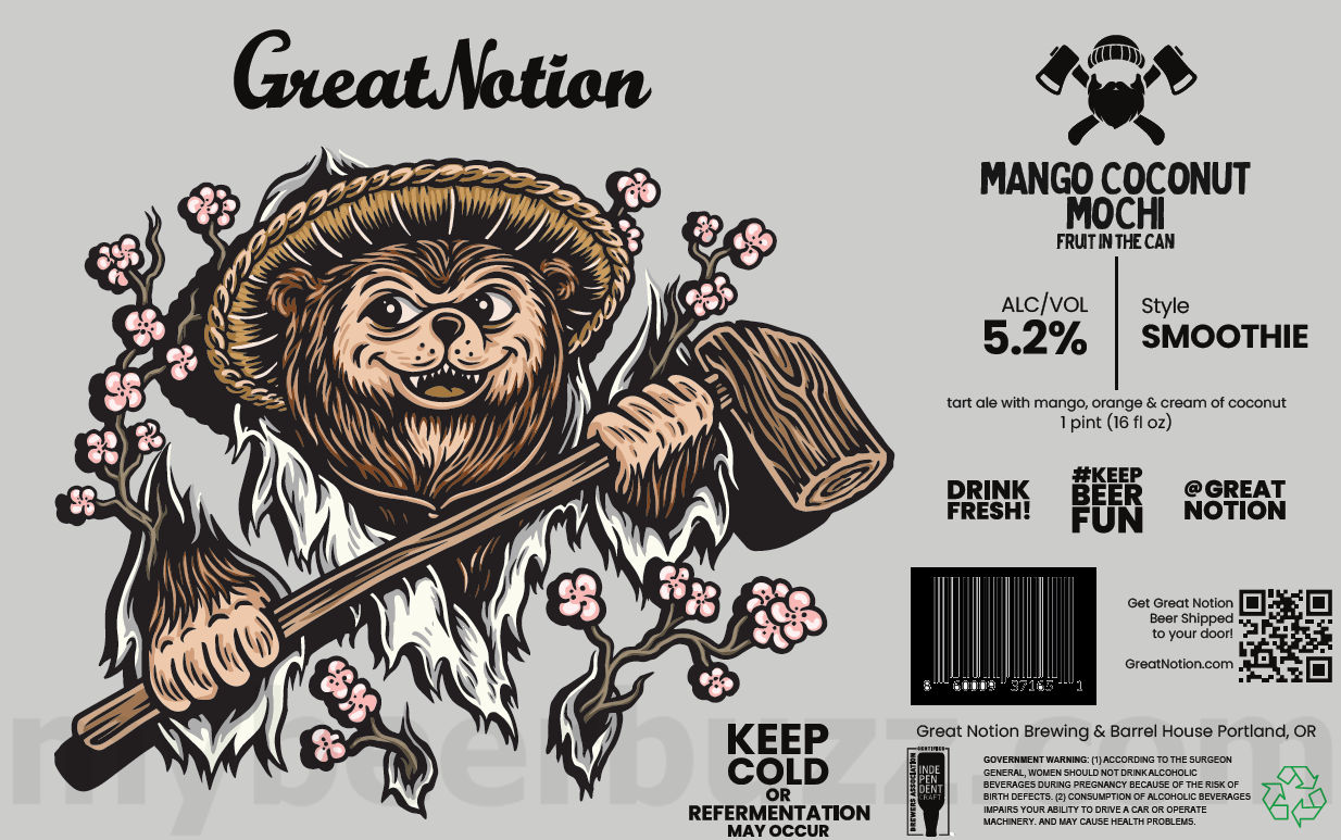Great Notion Adding Pog Frog, Easy Lift, Mango Coconut Mochi, Spineless & Puddletown Punch 10 apostMBB 1495